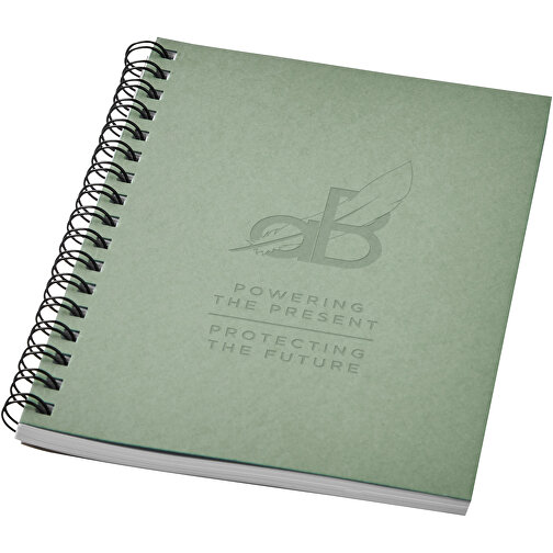 Cuaderno con espiral A6 a color de material reciclado 'Desk-Mate®', Imagen 2