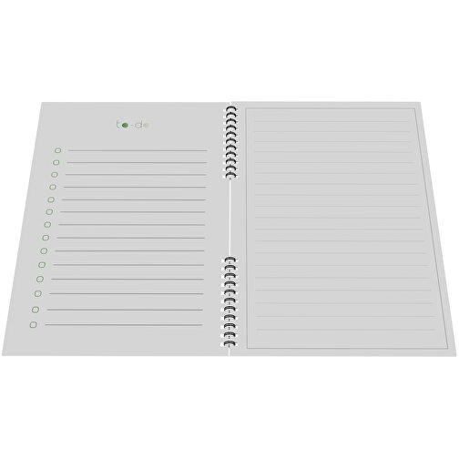 EcoNotebook NA5 Wiederverwendbares Notizbuch Mit Premiumcover , weiss, Recyceltes Papier, Recycelter Karton, Metall, 25,00cm x 19,00cm (Länge x Breite), Bild 5