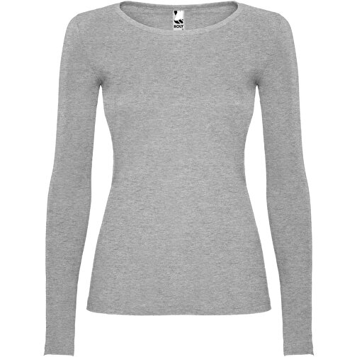 Extreme Langarmshirt Für Damen , marl grey, Single jersey Strick 85% Baumwolle, 15% Viskose, 160 g/m2, L, , Bild 1