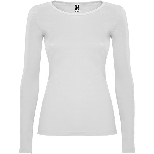 Extreme Langarmshirt Für Damen , weiß, Single jersey Strick 100% Baumwolle, 160 g/m2, M, , Bild 1