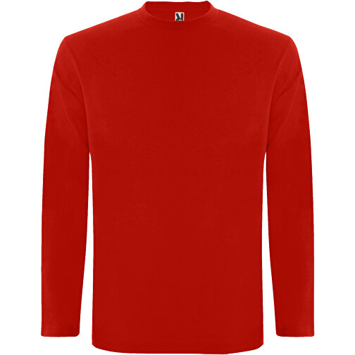 Extreme Langarmshirt Für Herren , rot, Single jersey Strick 100% Baumwolle, 160 g/m2, S, , Bild 1
