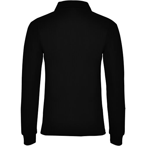 Estrella Langarm Poloshirt Für Damen , schwarz, Piqué Strick 100% Baumwolle, 220 g/m2, 2XL, , Bild 3