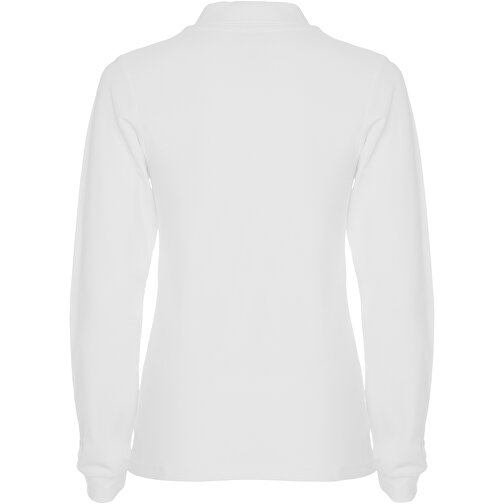 Estrella Langarm Poloshirt Für Damen , weiß, Piqué Strick 100% Baumwolle, 220 g/m2, 3XL, , Bild 3