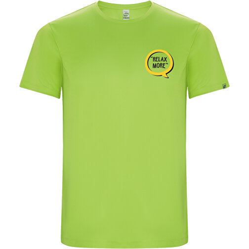 Imola Sport T-Shirt Für Herren , lime / green lime, Interlock Strick 50% Recyceltes Polyester, 50% Polyester, 135 g/m2, S, , Bild 2