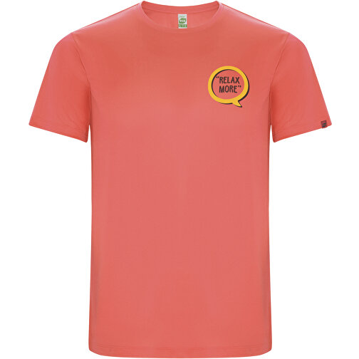 Imola Sport T-Shirt Für Herren , fluor coral, Interlock Strick 50% Recyceltes Polyester, 50% Polyester, 135 g/m2, 3XL, , Bild 2
