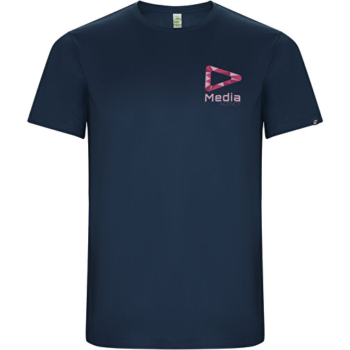 Imola Sport T-Shirt Für Herren , navy blue, Interlock Strick 50% Recyceltes Polyester, 50% Polyester, 135 g/m2, 3XL, , Bild 2