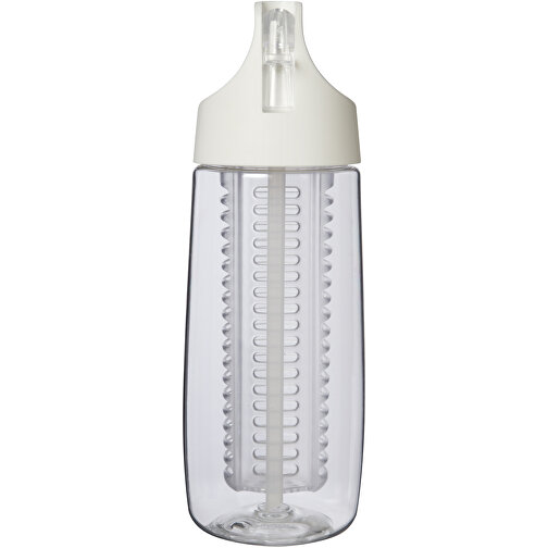 HydroFruit 700 ml vandflaske af genvundet plast med fliplåg og infuser, Billede 3