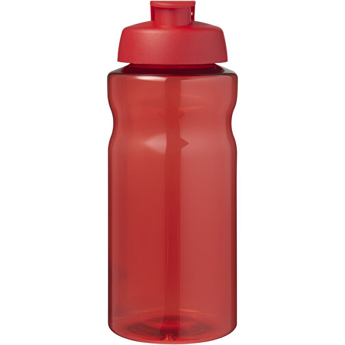 H2O Active® Eco Big Base 1L Sportflasche Mit Klappdeckel , rot, PCR Kunststoff, PP Kunststoff, 22,10cm (Höhe), Bild 3