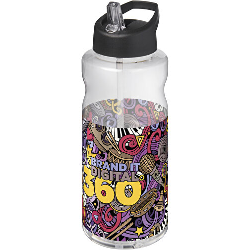 H2O Active® Big Base 1 liter vandflaske med låg med hældetud, Billede 2