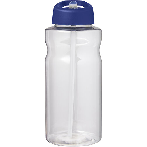 H2O Active® Big Base 1L Sportflasche Mit Ausgussdeckel , blau, PET Kunststoff, 72% PP Kunststoff, 17% SAN Kunststoff, 11% PE Kunststoff, 21,80cm (Höhe), Bild 3