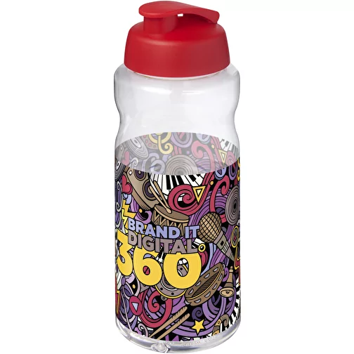 Bouteille de sport H2O Active® Base Pure de 1 L à couvercle rabattable, Image 2