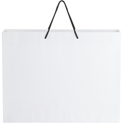 Ręcznie robiona torba z papieru integra z plastikowymi uchwytami – XXL, Obraz 3