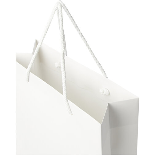 Håndlavet integra papirpose 170 g/m2 med plasthåndtag - large, Billede 6
