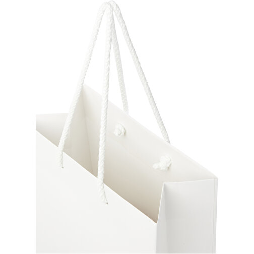 Håndlavet integra papirpose 170 g/m2 med plasthåndtag - medium, Billede 6