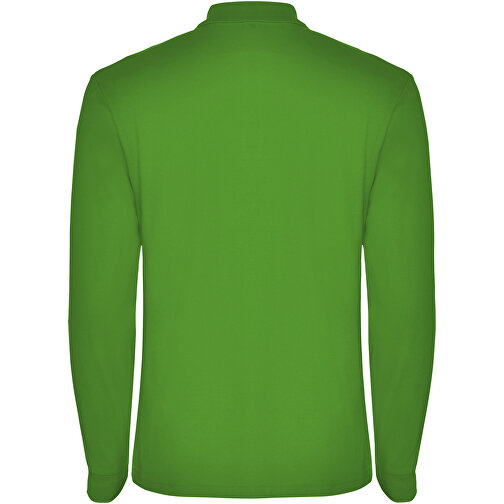 Estrella Langarm Poloshirt Für Herren , grass green, Piqué Strick 100% Baumwolle, 220 g/m2, 2XL, , Bild 3