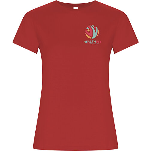 Golden T-Shirt Für Damen , rot, Single jersey Strick 100% Bio Baumwolle, 160 g/m2, L, , Bild 2