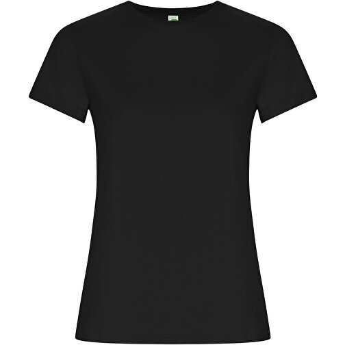 Golden T-Shirt Für Damen , schwarz, Single jersey Strick 100% Bio Baumwolle, 160 g/m2, M, , Bild 1