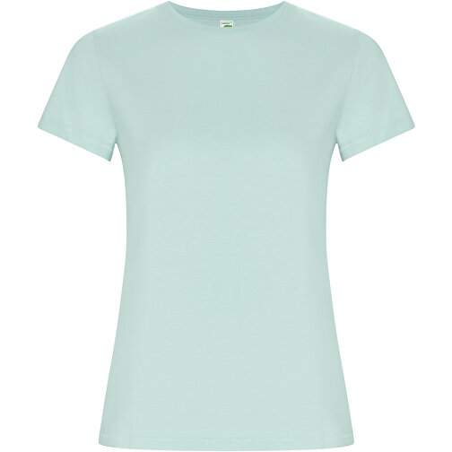Golden T-Shirt Für Damen , mintgrün, Single jersey Strick 100% Bio Baumwolle, 160 g/m2, M, , Bild 1