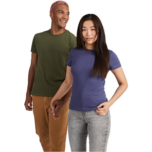 Jamaika T-Shirt Für Damen , dunkelgrün, Single jersey Strick 100% Baumwolle, 155 g/m2, 3XL, , Bild 6