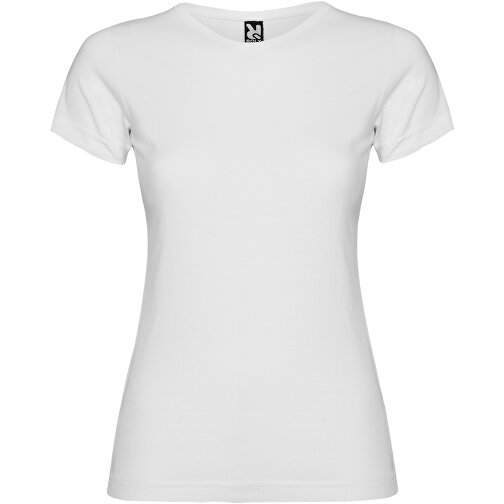 Jamaika T-Shirt Für Damen , weiß, Single jersey Strick 100% Baumwolle, 155 g/m2, 2XL, , Bild 1