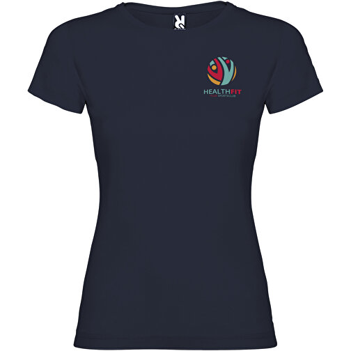 Jamaika T-Shirt Für Damen , navy blue, Single jersey Strick 100% Baumwolle, 155 g/m2, S, , Bild 2