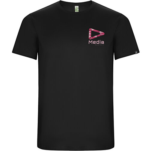Imola Sport T-Shirt Für Herren , schwarz, Interlock Strick 50% Recyceltes Polyester, 50% Polyester, 135 g/m2, S, , Bild 2