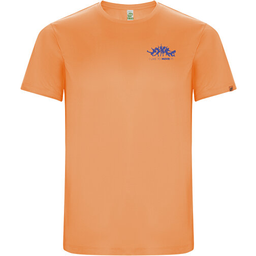 Imola Sport T-Shirt Für Kinder , fluor orange, Interlock Strick 47% Recyceltes Polyester, 53% Polyester, 135 g/m2, 4, , Bild 2