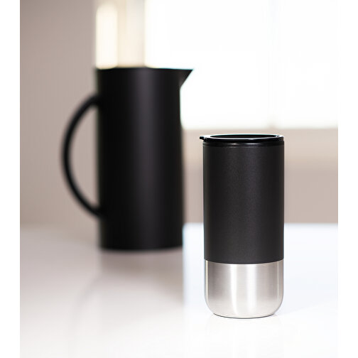 RICKY Elegant 450 ml drickglas med beläggning av rostfritt stål, Bild 2