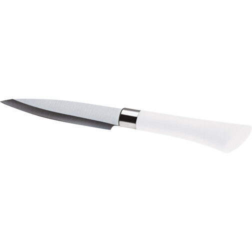 Knivblok i 5 dele med kokkekniv, steakkniv, skrællekniv, saks og blok, Billede 3