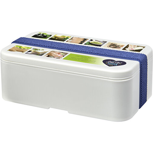 MIYO Renew Lunchbox , elfenbeinweiss, 75% PP Kunststoff, 25% Zuckerrohr Biokunststoff, 18,00cm x 6,00cm x 11,00cm (Länge x Höhe x Breite), Bild 2