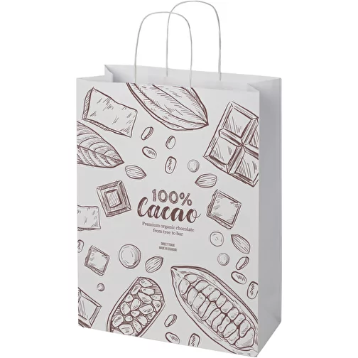 Sac en papier Kraft 120 g/m2avec poignées torsadées, XXL, Image 1