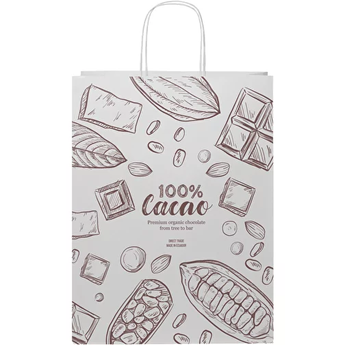 Sac en papier Kraft 120 g/m2avec poignées torsadées, XXL, Image 2