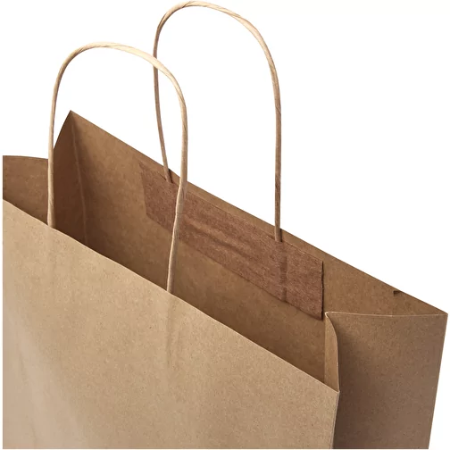 Sac en papier Kraft 120 g/m2avec poignées torsadées, XL, Image 6