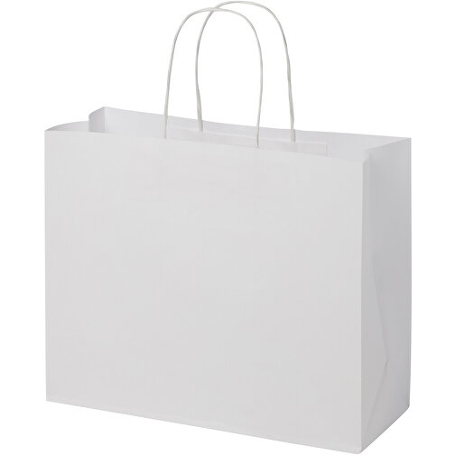 Bolsa de papel kraft 120 g/m2 con asas de papel retorcido, grande, Imagen 4