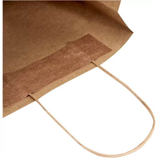 Sac en papier Kraft 120 g/m2 avec poignées torsadées, taille moyenne, Image 7