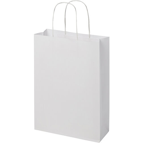 Bolsa de papel kraft 120 g/m2 con asas de papel retorcido, mediana, Imagen 4