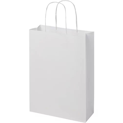Sac en papier Kraft 120 g/m2 avec poignées torsadées, taille moyenne, Image 4