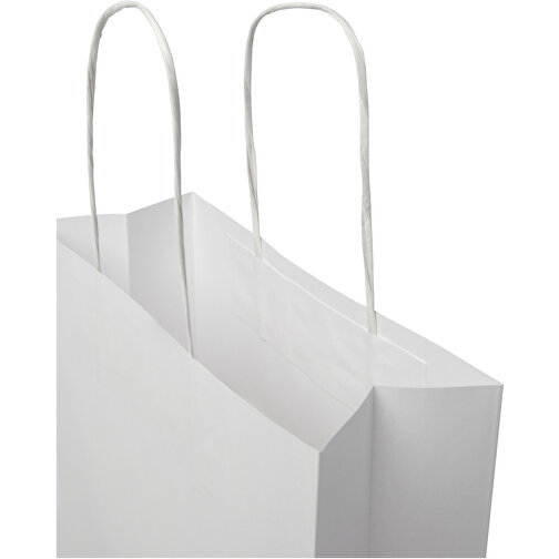 Bolsa de papel kraft 120 g/m2 con asas de papel retorcido, mediana, Imagen 6