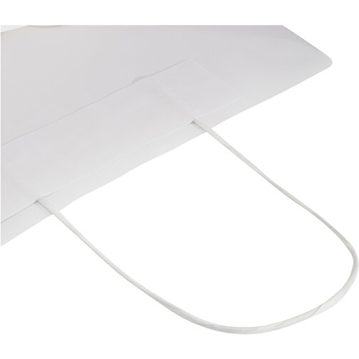 Bolsa de papel kraft 120 g/m2 con asas de papel retorcido, mediana, Imagen 7