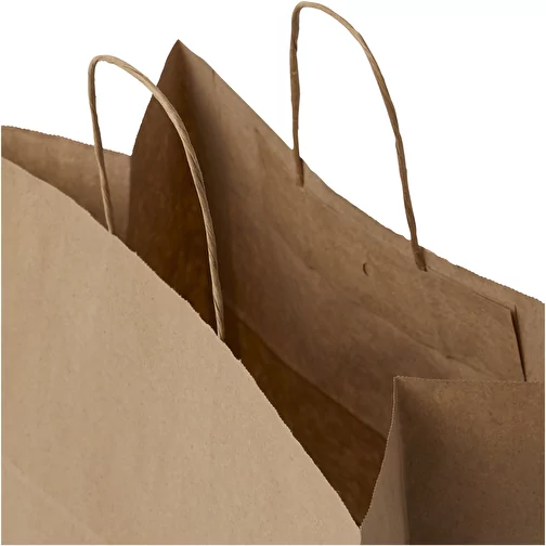 Sac en papier Kraft 80-90 g/m² avec poignées torsadées, XL, Image 4