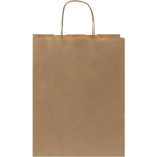 Kraftpapirpose med twistede håndtag 80 g/m2 – medium, Billede 3