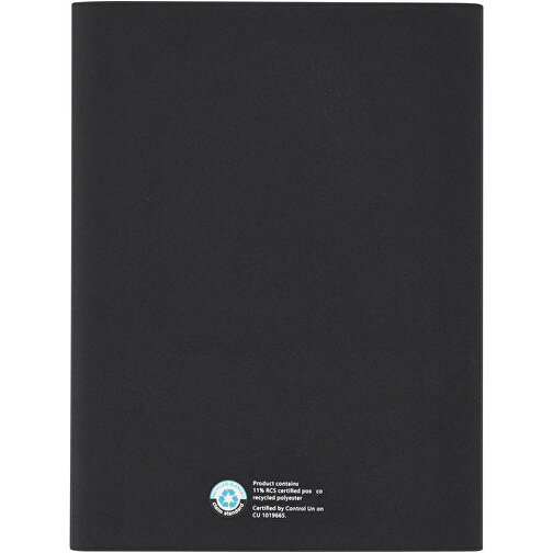 Liberto Schreibmappe , schwarz, FSC certified paper, 23,00cm x 2,50cm x 17,50cm (Länge x Höhe x Breite), Bild 5