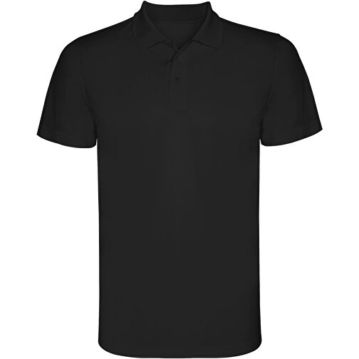 Monzha Sport Poloshirt Für Herren , schwarz, Piqué Strick 100% Polyester, 150 g/m2, XL, , Bild 1