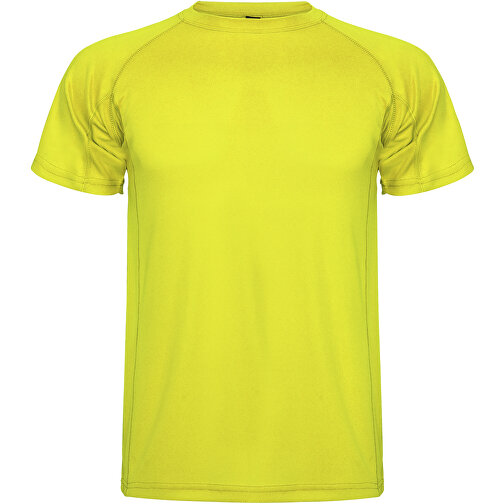 Montecarlo Sport T-Shirt Für Herren , fluor yellow, Piqué Strick 100% Polyester, 150 g/m2, XL, , Bild 1