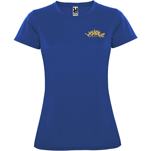 Montecarlo Sport T-Shirt Für Damen , royal, Piqué Strick 100% Polyester, 150 g/m2, 2XL, , Bild 2