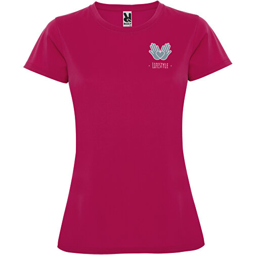 Montecarlo Sport T-Shirt Für Damen , rossette, Piqué Strick 100% Polyester, 150 g/m2, 2XL, , Bild 2