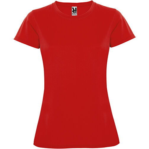 Montecarlo Sport T-Shirt Für Damen , rot, Piqué Strick 100% Polyester, 150 g/m2, XL, , Bild 1