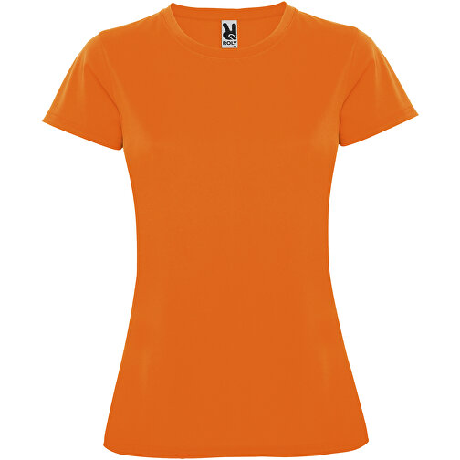 Montecarlo Sport T-Shirt Für Damen , fluor orange, Piqué Strick 100% Polyester, 150 g/m2, XL, , Bild 1