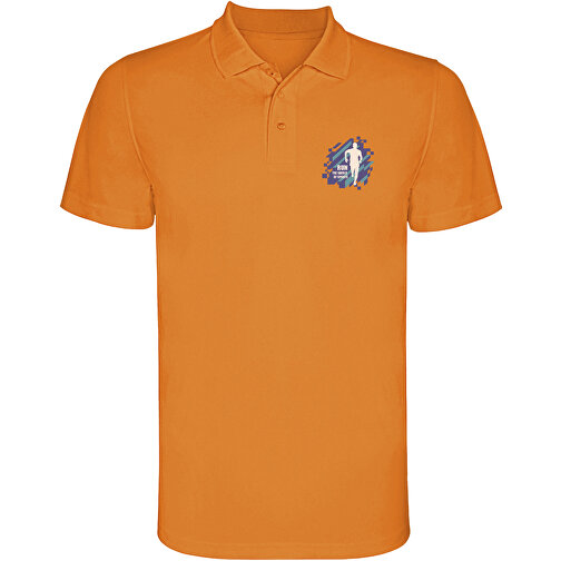 Polo deportivo de manga corta para hombre 'Monzha', Imagen 2