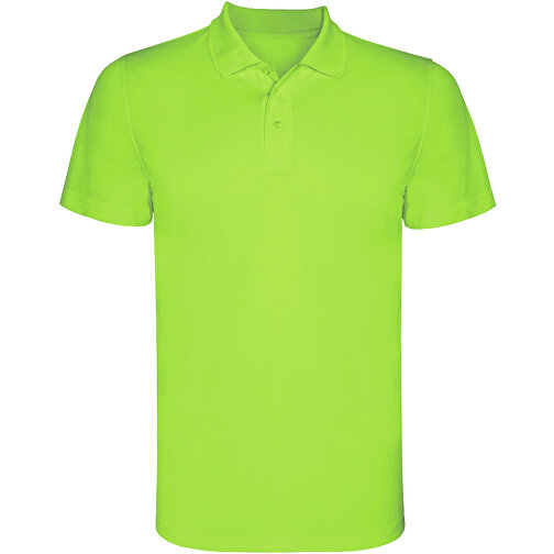 Monzha Sport Poloshirt Für Herren , lime / green lime, Piqué Strick 100% Polyester, 150 g/m2, L, , Bild 1